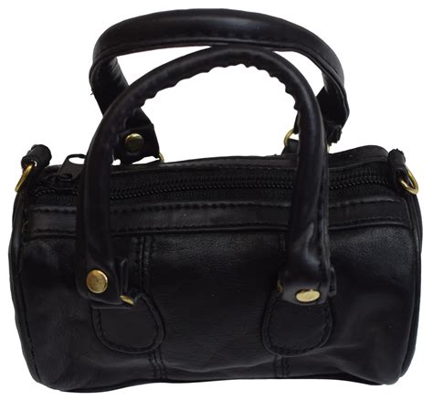 Black Small Leather Bag 